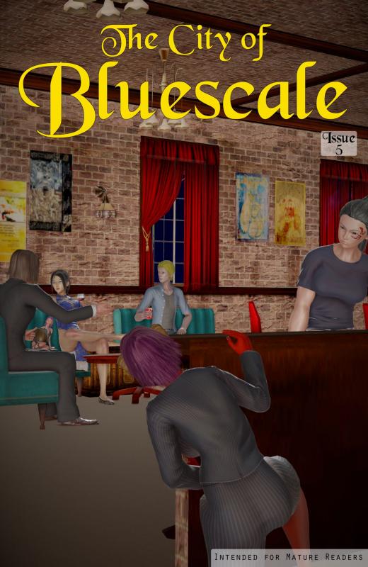 Shane Ivins - Bluescale Chapter 9 (City of Bluescale Issue 5, November 2019) 3D Porn Comic