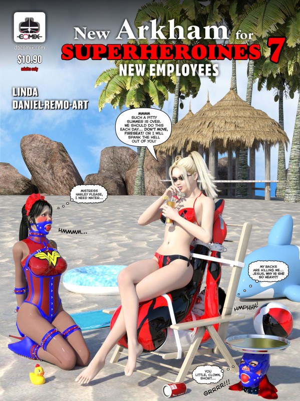 DBComix - New Arkham for Superheroines 7 - New Employees 3D Porn Comic