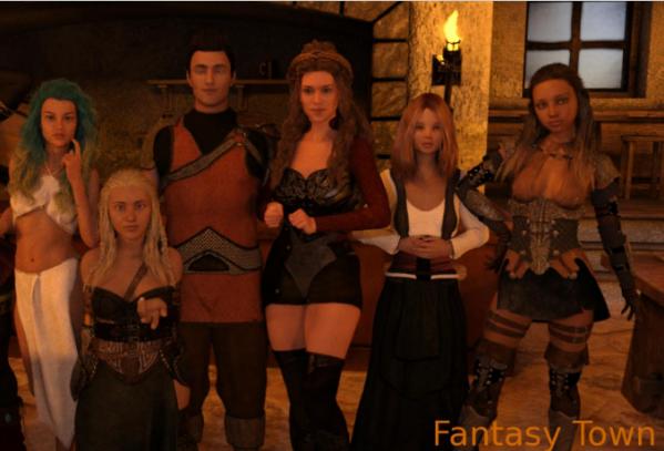 Fantasy Town - Version 1.0.0b by Order of Lorval Win/Mac Porn Game