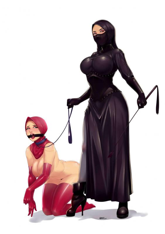 Sex with Mature Arabian Ladies and Futa Artwork by Hijabolic Porn Comics