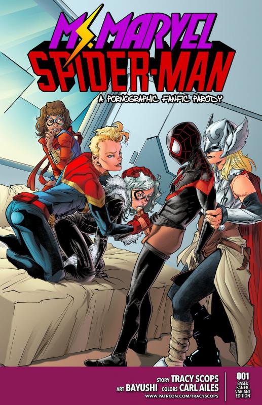Tracy Scops - Ms.Marvel/Spiderman 1 Porn Comics