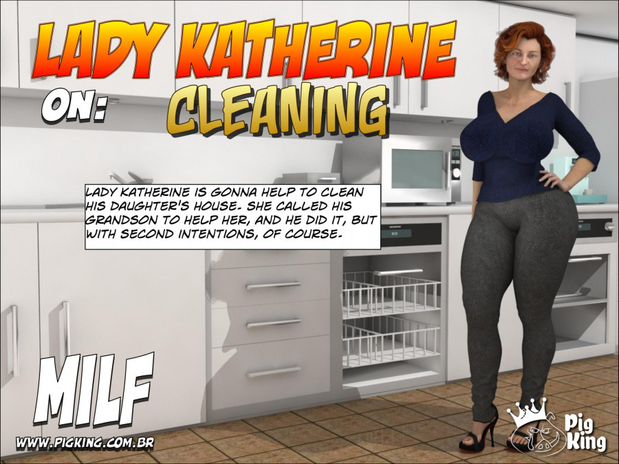Pigking - Lady Katherine on Cleaning 3D Porn Comic