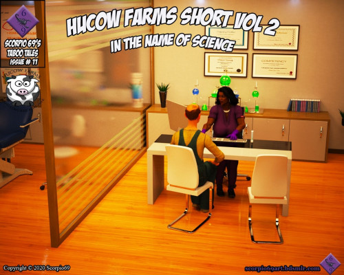 Scorpio69 - Hucow Farms Shorts Vol 2 - In The Name Of Science 3D Porn Comic
