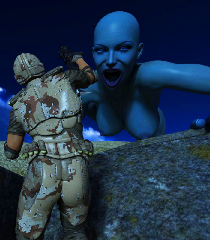 RSerg2 - Blue Giantess 3D Porn Comic