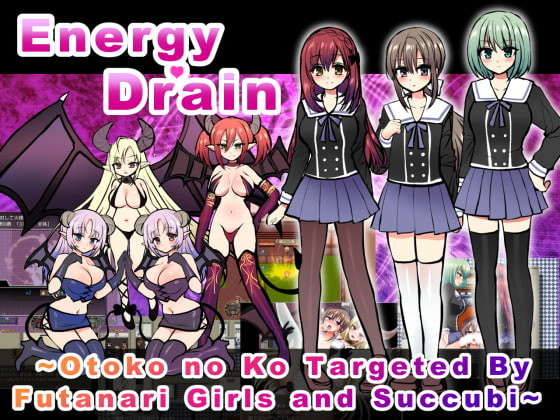 Energy Drain - Otoko no Ko Targeted By Futanari Girls and Succubi - 2019-10-03 Update by Askot Porn Game
