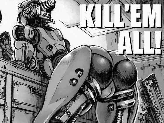 [Double Deck] KILL'EM ALL!（黒塗り修正版) Japanese Hentai Comic