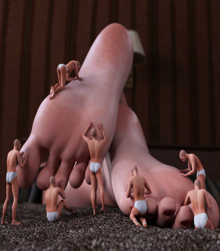 PrzemoO23 - Tiny Foot Massage 3D Porn Comic